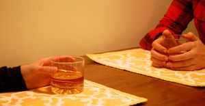 BOURBON. (Neat of course.)