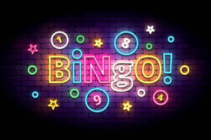 Bingo! in neon signage