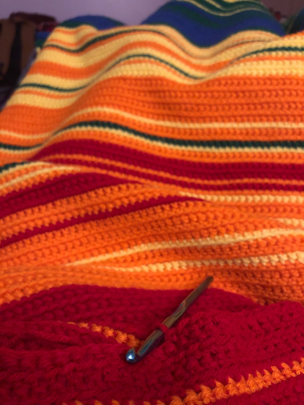 Temperature Afghan: Finished at&nbsp;Last