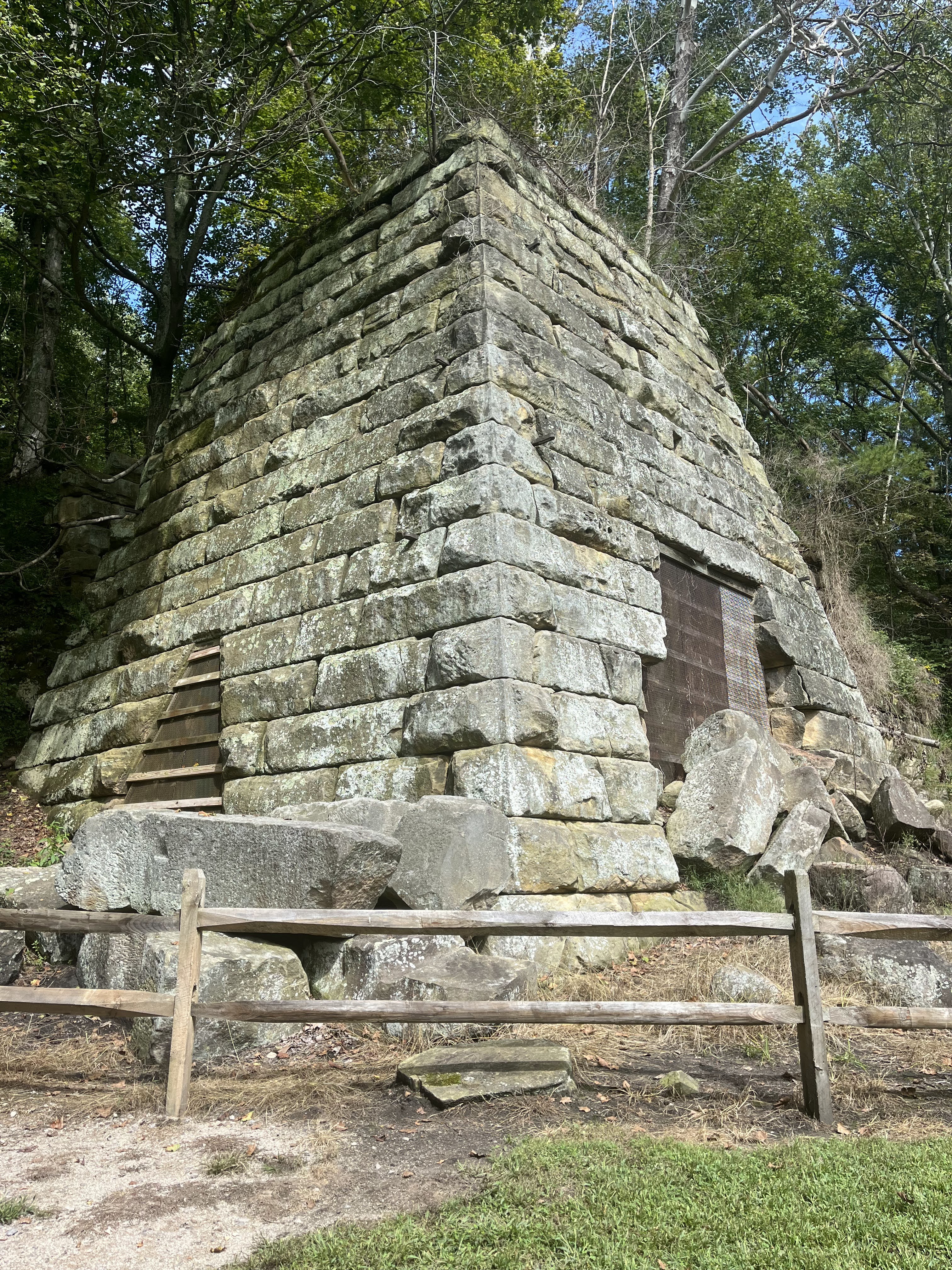 The Hope Furnace ruins